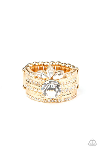Top Dollar Bling Gold Ring