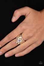 Load image into Gallery viewer, Top Dollar Bling Gold Ring