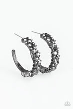 Load image into Gallery viewer, Glitter Galaxy Black Earring