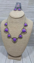 Load image into Gallery viewer, Make A Point Purple Necklace