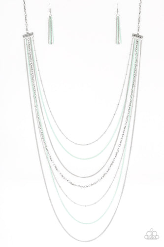 Radical Rainbows Green Necklace