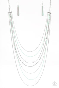 Radical Rainbows Green Necklace