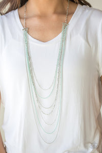 Radical Rainbows Green Necklace