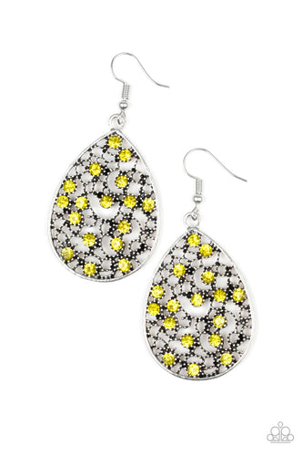 Dazzling Dew Yellow Earring