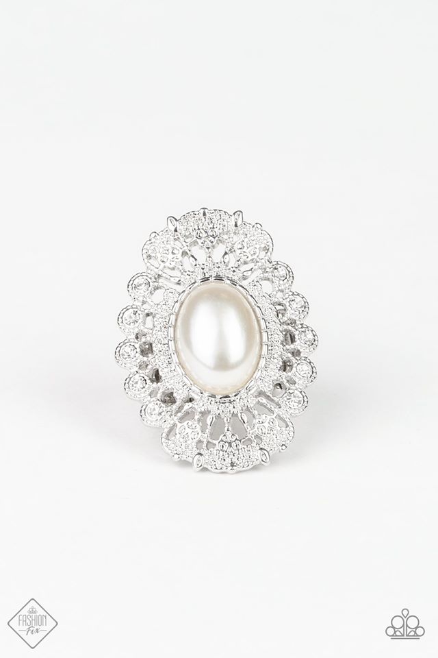 Radiantly Regal White Ring