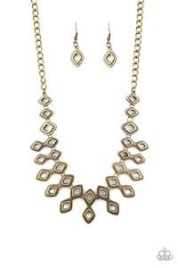 Geocentric Brass Necklace