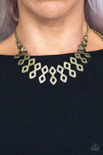 Load image into Gallery viewer, Geocentric Brass Necklace