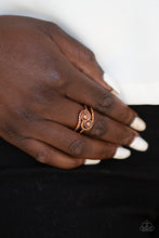 Load image into Gallery viewer, Collect Up Front Copper Ring