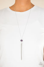 Load image into Gallery viewer, Socialite Of The Season Purple Necklace