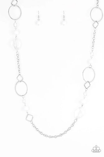 Very Visionary White Necklace