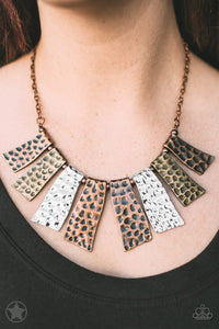 A Fan Of The Tribe Copper Necklace