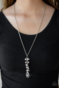 Teardrop Serenity Silver Necklace