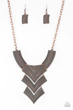 Load image into Gallery viewer, Fiercely Pharaoh Copper Necklace