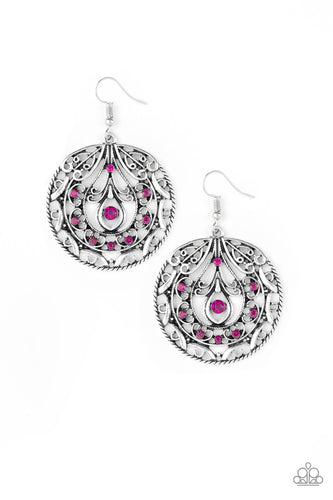 Choose To Sparkle Pink Earring