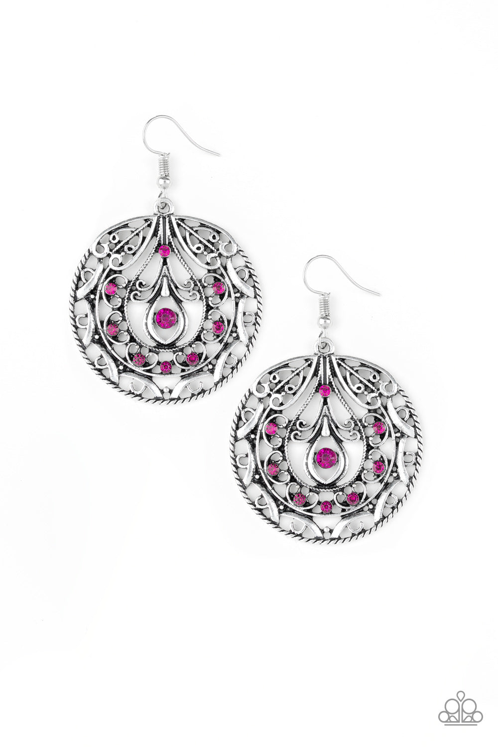 Choose To Sparkle Pink Earring