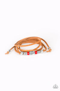 Clear A Path Red Bracelet