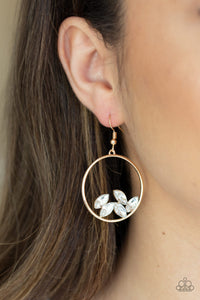 Cue The Confetti Gold Earring