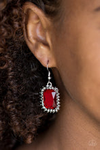 Load image into Gallery viewer, Downtown Dapper Red Earring