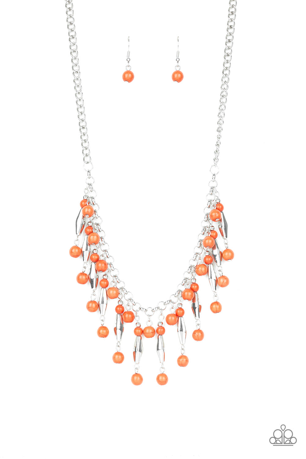 Earth Conscious Orange Necklace