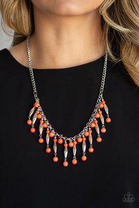 Earth Conscious Orange Necklace