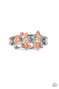 Fluttering Fashion Orange Ring