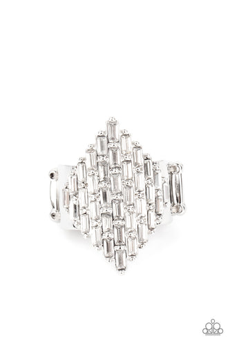 Hive Hustle White Ring