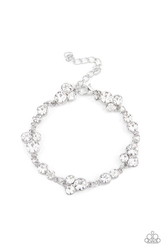 Social GLISTENING White Bracelet