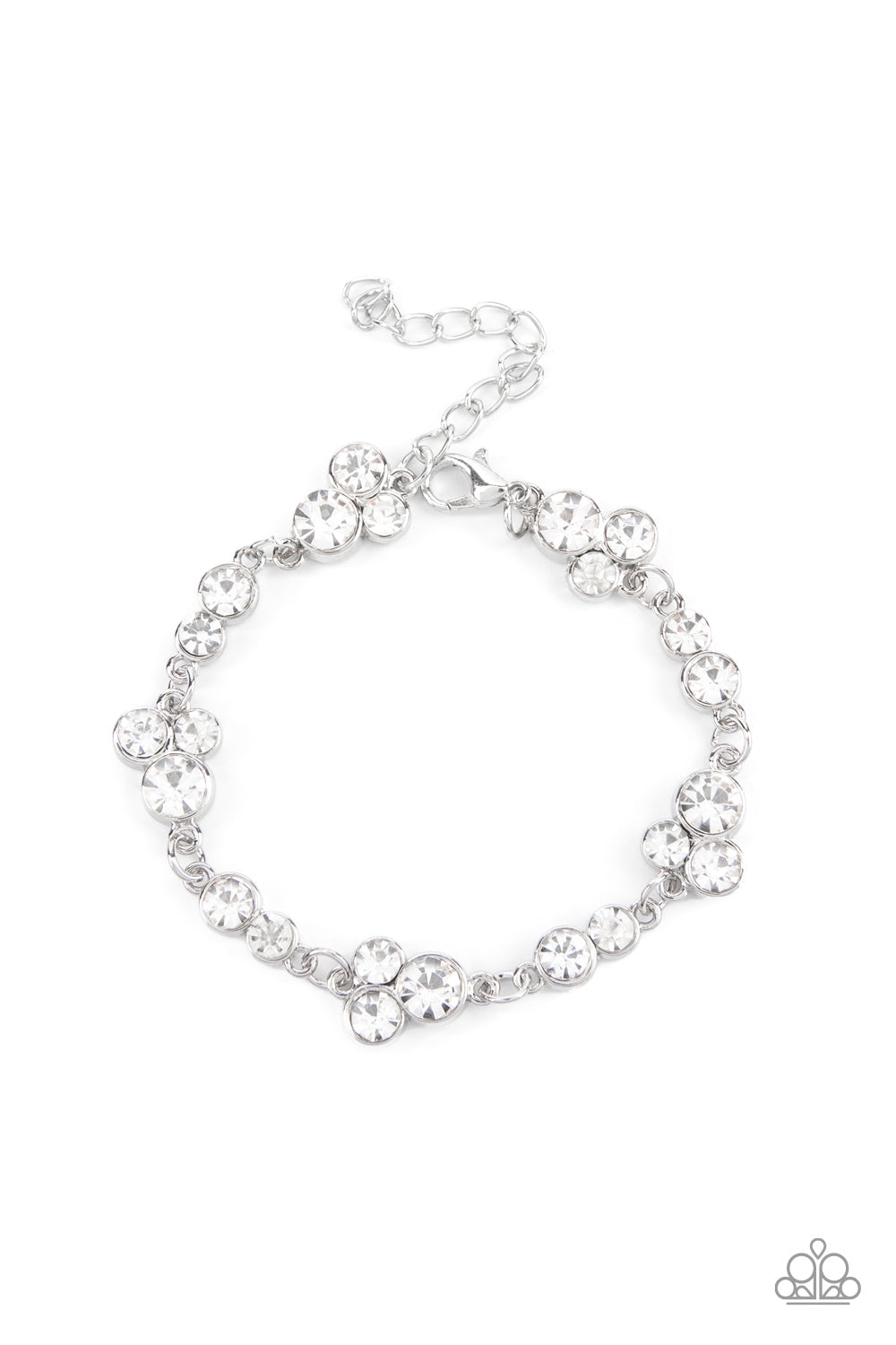 Social GLISTENING White Bracelet