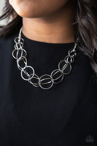 Space Walk Silver Necklace