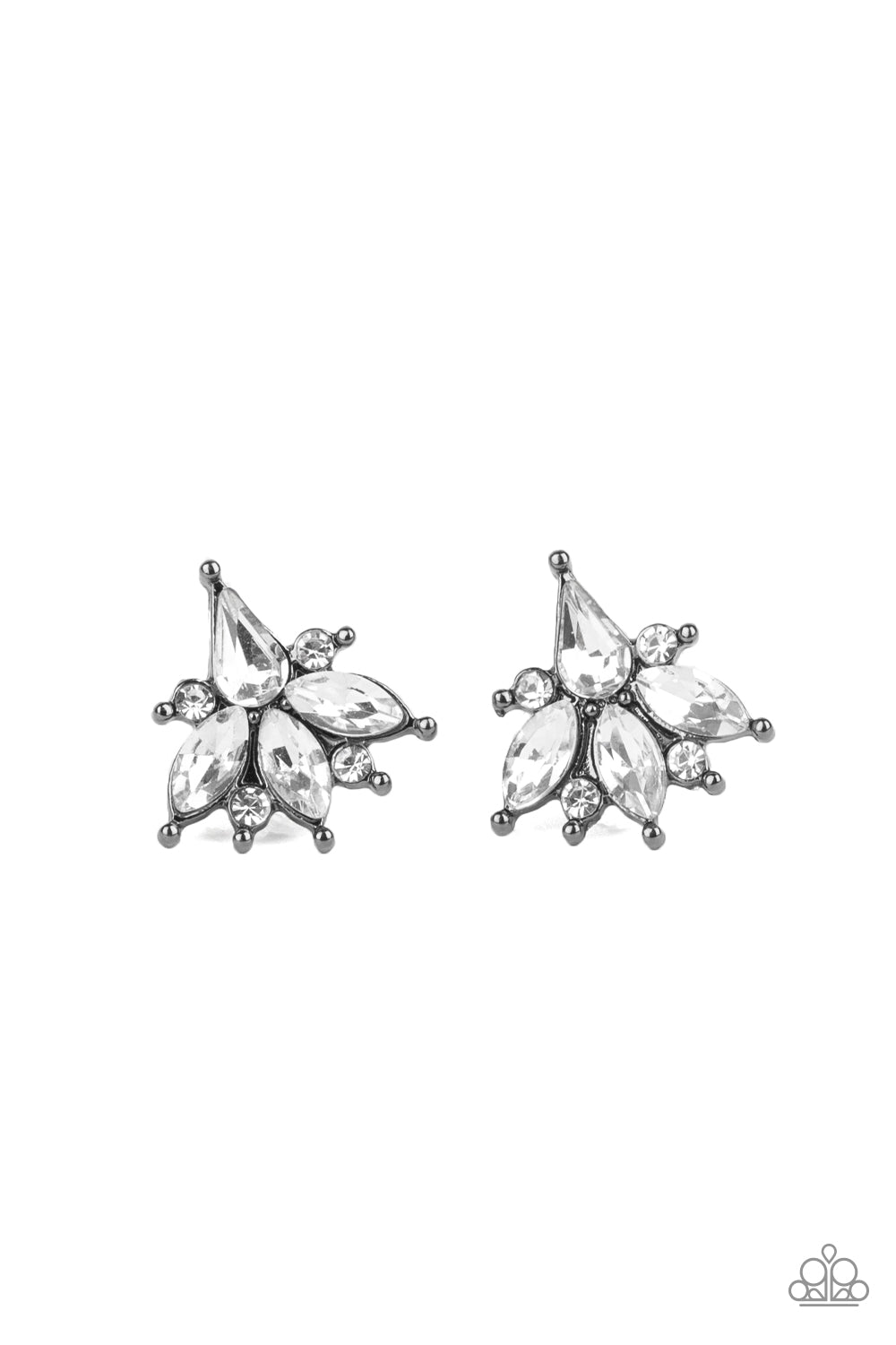 Stellar Sheen Black Earring