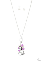 Load image into Gallery viewer, I Will Fly Purple Necklace