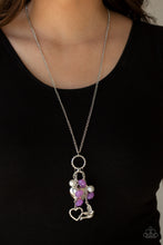 Load image into Gallery viewer, I Will Fly Purple Necklace