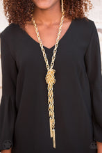 Load image into Gallery viewer, SCARFed For Attention Gold Necklace