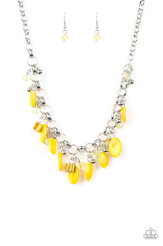 I Want To SEA The World Yellow Necklace