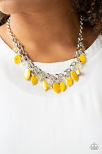 Load image into Gallery viewer, I Want To SEA The World Yellow Necklace