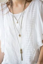 Load image into Gallery viewer, Crystal Cruisers Brass Necklace