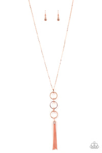 Diva In Diamonds Copper Necklace