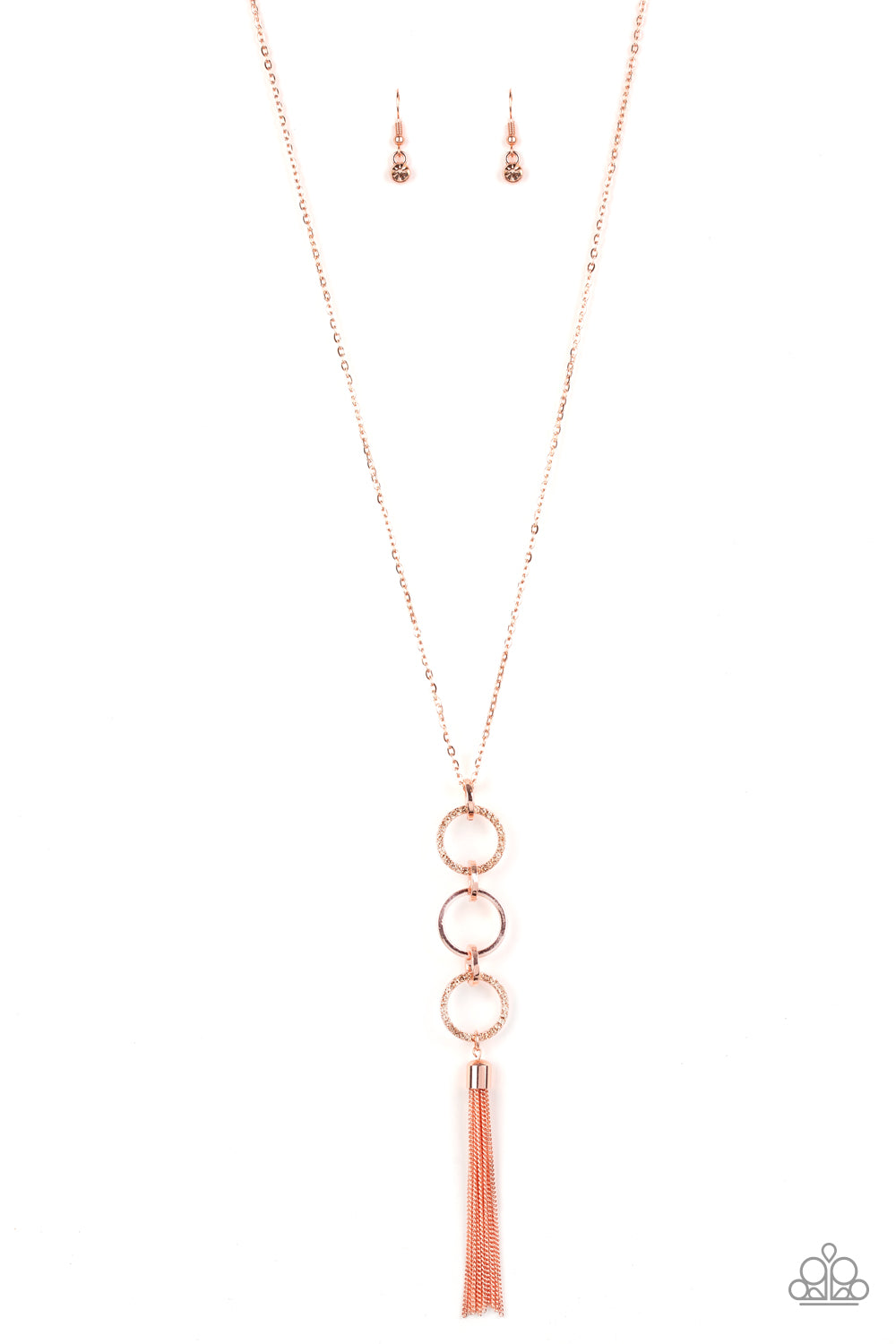 Diva In Diamonds Copper Necklace