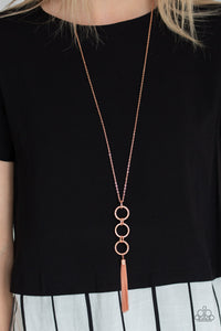 Diva In Diamonds Copper Necklace