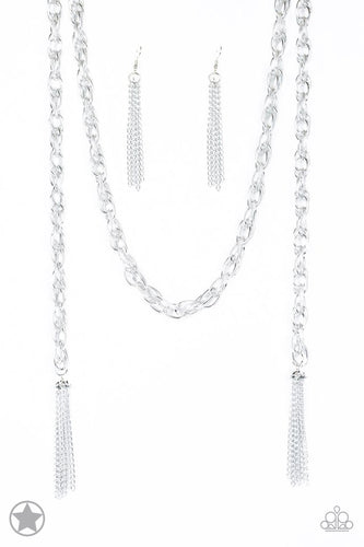 SCARFed For Attention Silver Necklace