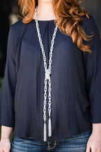 Load image into Gallery viewer, SCARFed For Attention Silver Necklace