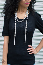 Load image into Gallery viewer, SCARFed For Attention Silver Necklace