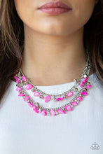 Load image into Gallery viewer, Pebble Pioneer Pink Necklace
