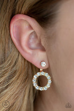 Load image into Gallery viewer, Diamond Halo Gold Earrings