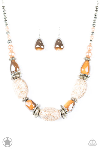 In Good Glazes Orange Necklace