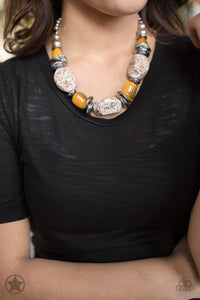 In Good Glazes Orange Necklace