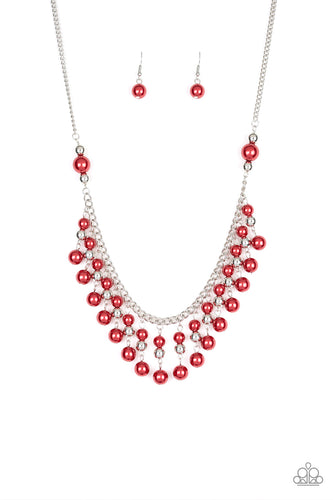 Location, Location, Location Red Necklace