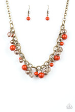 Load image into Gallery viewer, The GRIT Crowd Orange Necklace