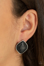 Load image into Gallery viewer, Marble Marvel Black Earring