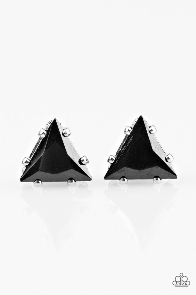 Prismatic Shine Black Earring